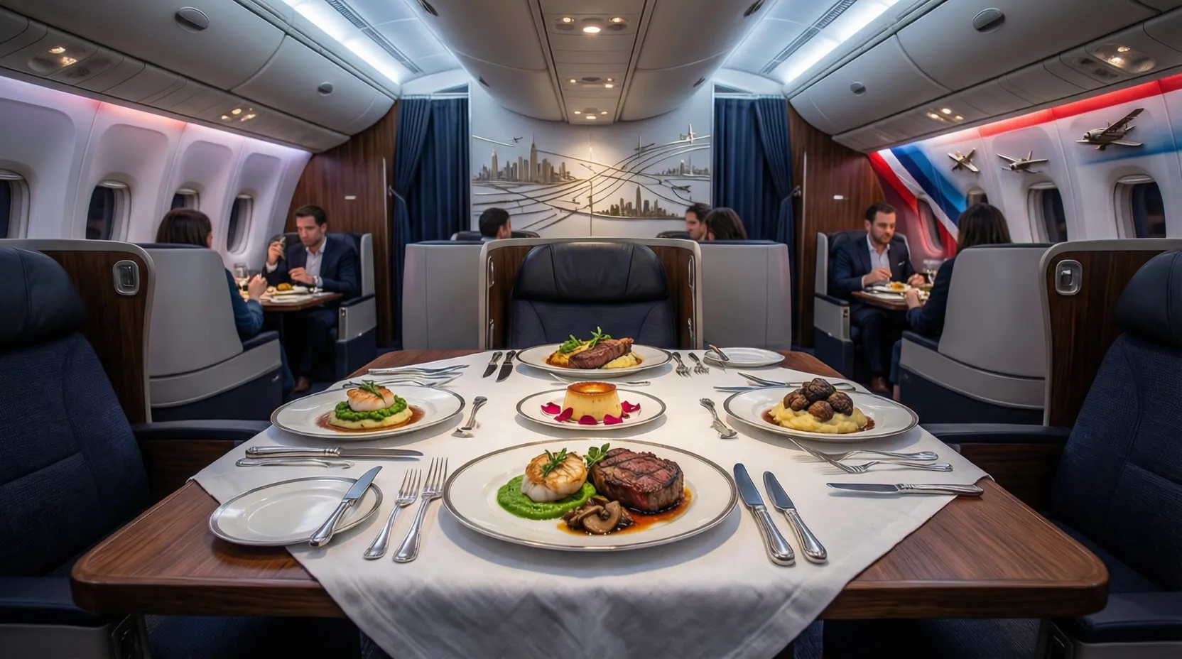 American Airlines Debuts Centennial-Inspired Menu for 100th Anniversary
